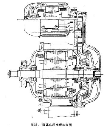雙速電動葫蘆構造圖